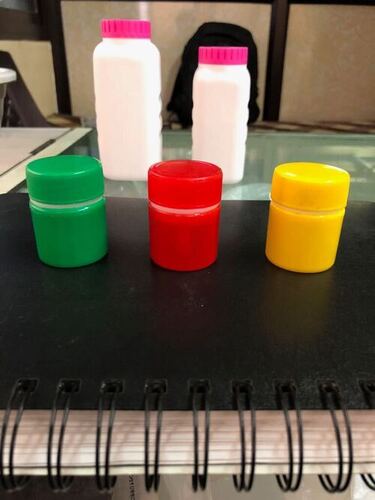 10 Gm Plastic Balm Bottle - Color: Multicolor