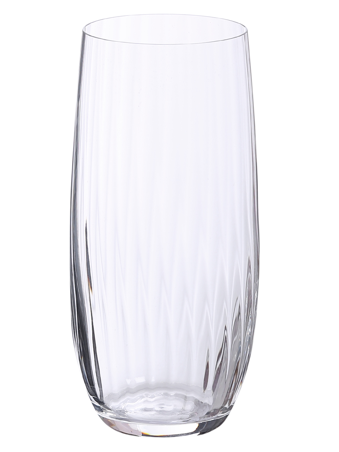 Bohemia Crystal Club Waterfall water Glass Set  350ml  Set of 6