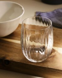 Bohemia Crystal waterfall Whiskey Glass Set 300ml Set of 6pcs Transparent Non Lead Crystal Glass