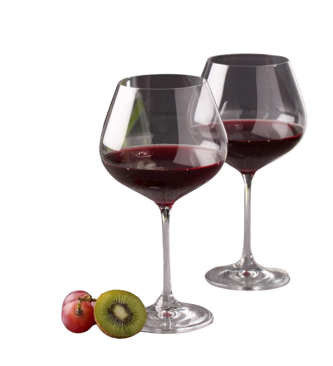 Bohemia Crystal Viola Wine Glass Set 570ml Set of 6 Transparent