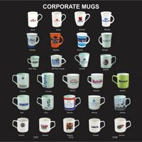 Ceramic Printed Cup - Stoneware Material, Larger Size For Versatile Serving, Handle For Easy Holding, Microwave And Dishwasher Safe