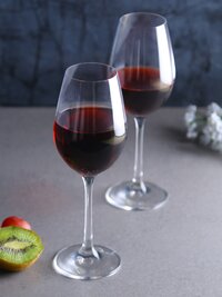 bohemia crystal Viola White Wine Glass Set 350ml  Set of 6 Crystal Clear