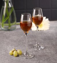 Bohemia Crystal Viola Liquor Glass Set 60ml Set of 6pcs Transparent Non Lead Crystal Glass