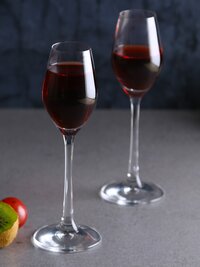 Bohemia Crystal Viola Liquor Glass Set 60ml Set of 6pcs Transparent Non Lead Crystal Glass