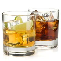 Uniglass Classico Heavy Base Whiskey Glass Set 280ml Transparent