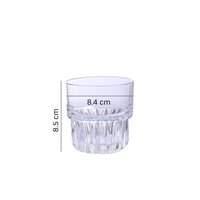 Whiskey Glass Set  Uniglass Hills 266 ML Set of 6 pcs