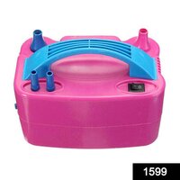 PORTABLE DUAL NOZZLE ELECTRIC BALLOON BLOWER PUMP INFLATOR (1599)