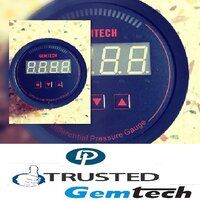 GEMTECH Series 3000 Digital Pressure Gauge with Alarm Range 0 to 500 PASCAL Jalaun