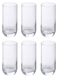 Smartserve Kouros Bar Imported Highball Tall  Coffee Glass Set  360ml  Set of 2