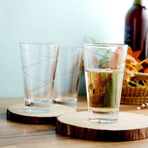 Smartserve Tall Lido  Juice Water  Glass Set  310ml Set of 6