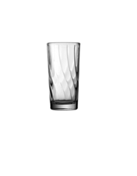 Uniglass Kyknos Imported Tall Water Juice Glasses Set  Transparent  250ml  Set of 6