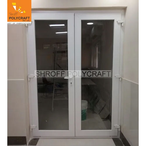 White Upvc Casement Door