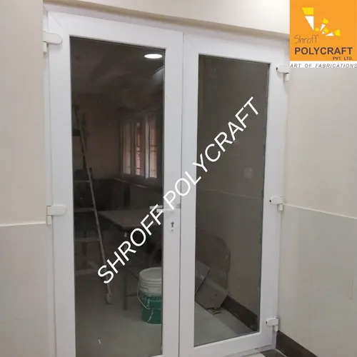 White UPVC Casement Door