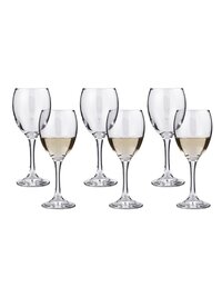 Smartserve Alex White Wine Glass Set Transparent 250ml Set of 6