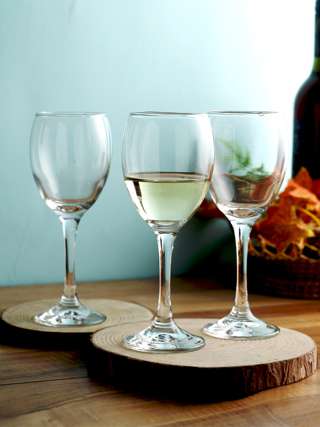 Smartserve Alex White Wine Glass Set Transparent 250ml Set of 6