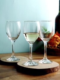Smartserve Alex White Wine Glass Set Transparent 250ml Set of 6