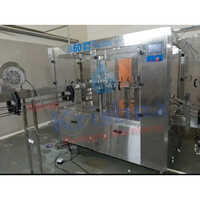 Mineral Water Filling Machine - Stainless Steel, Silver Color | 1 Year Warranty, High Performance, Automatic Electric Drive