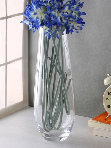 Bohemia Crystal Non Lead Crystal Glass Vase 340 mm  Tranparent