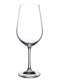 Bohemia Crystal Club Red Wine Glass Set  550ml Set of 4  Transparent