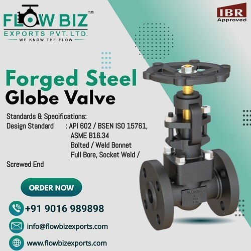 Forged Steel Globe Valve Manufacturer in Gandhidham