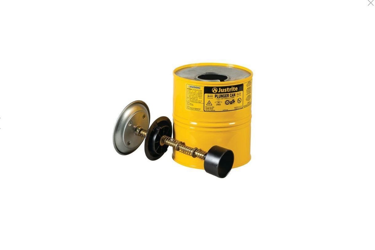 Plunger Dispensing Flame Arrester Yellow 10318