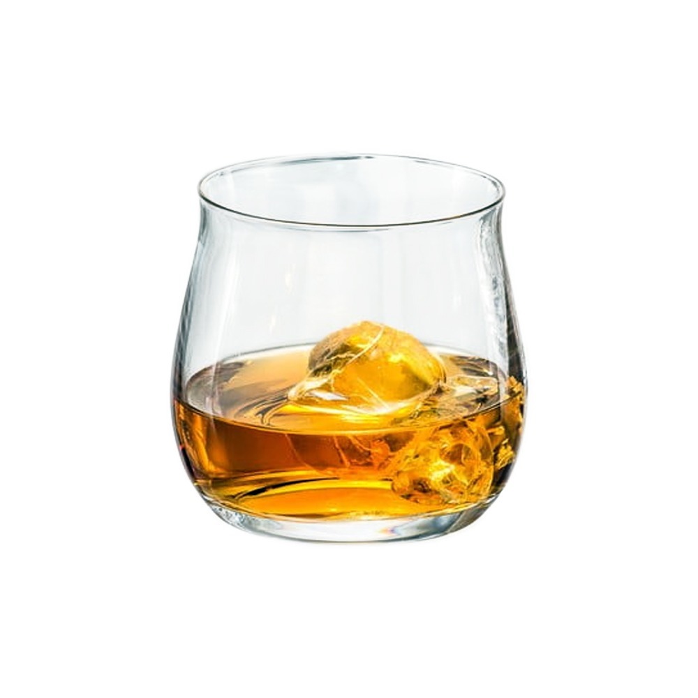 Bohemia Crystal Angela Whiskey Glasses Set Transparent 290ml Set of 6