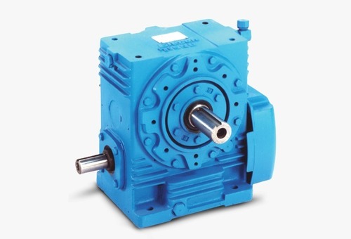 Worm Gearbox - Color: Blue