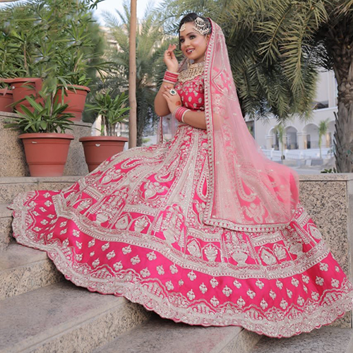 Bridal Designer Pink Lehenga