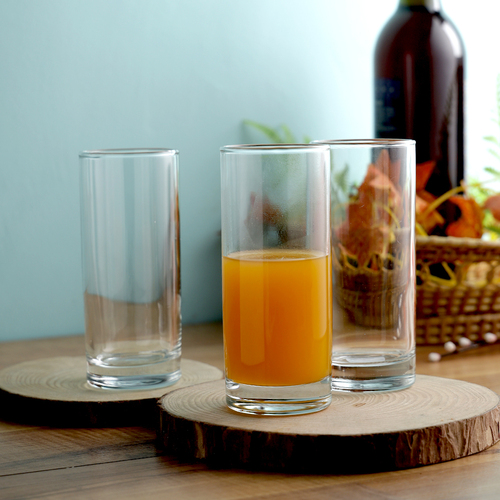 Smartserve Classico Imported Tall Water Juice Glass Set  275ml  Set of 6