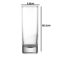 Smartserve Classico Imported Tall Water Juice Glass Set  275ml  Set of 6
