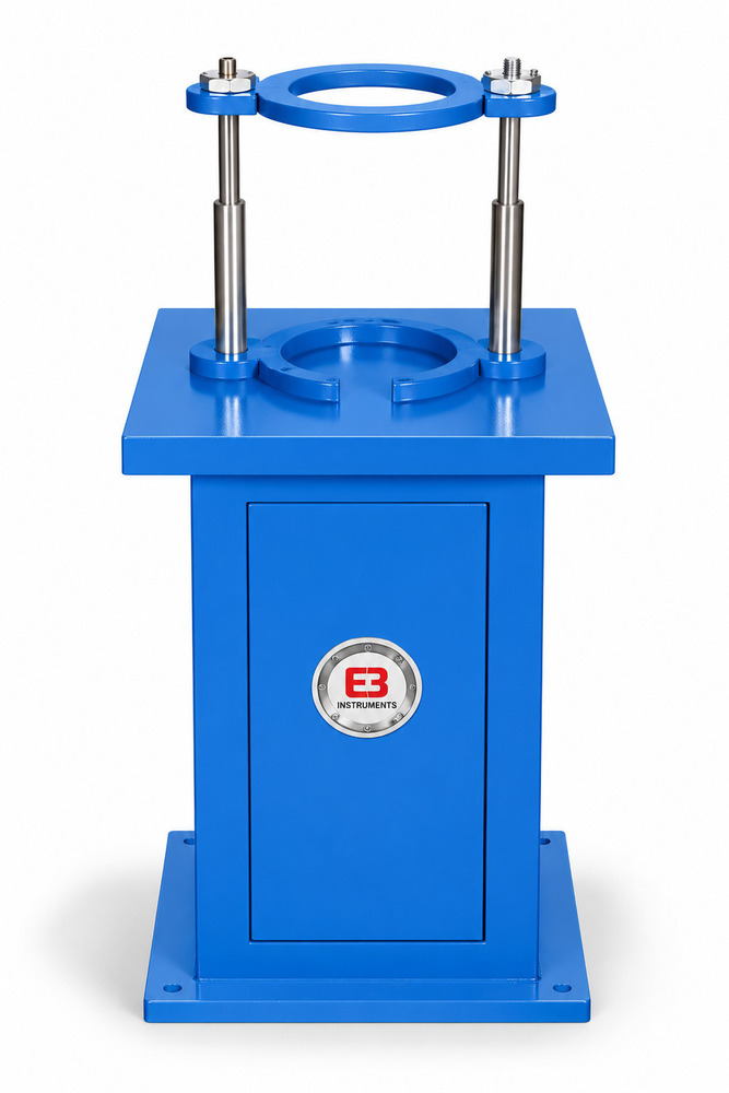 COMPACTION PEDESTAL - Powder Coated, 300 x 300 x 700 mm | Bitumen Testing Equipment, 4" or 6" Dia Moulds, 1 Year Warranty