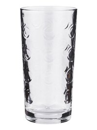 Smartserve Tall Spiral Water Juice Glass Set  250ml  Set of 6