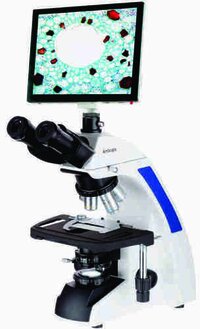 Research Trinocular Microscope With Camera Model -retina