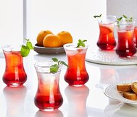 Uniglass Small Coffee Tea Glass Set - Soda Lime Glass, 120ml Capacity, Clear, 6pcs | Ideal For Water, Juices, Cocktails, Durable And Stain Resistant