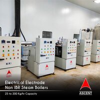 Electrical/electrode 25 Kg/hr Capacity Non Ibr Steam Boilers - Color: White