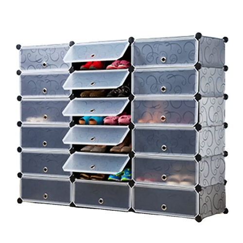 Machine Made Bedroom Wardrobe Assemble Plastic Cabinet