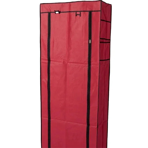 Dustproof Closet Storage - Eco-Friendly Fabric & High-Grade Plastic 4-Tier Portable Shoe Racks in Pink with Detachable Design - Durable & Modern Style