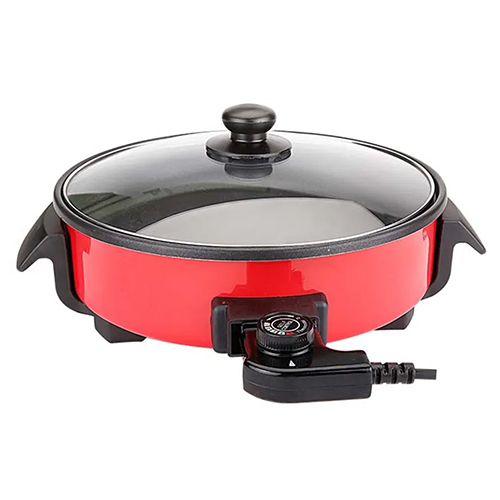 Mini Ellipse Steamboat BBQ Grill - Aluminum Alloy Metal, Painted Exterior, Polished Interior | Multi-Functional Design with Warranty