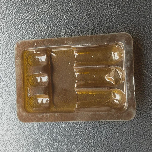 Different Available Golden Ampoule Blister Packaging Tray