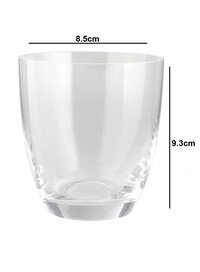 Bohemia Crystal Kate Whiskey Glass Set 300ml Set of 6 Transparent