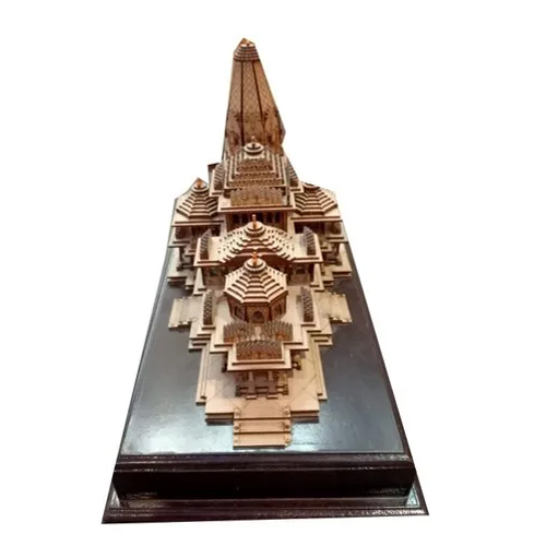 Ram Mandir 3D Wooden Handicraft