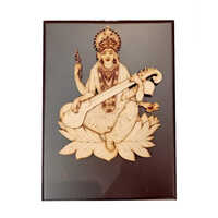 Wooden Sarasvati Souvenir