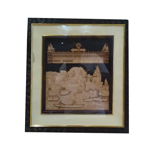 Varanasi Kashi Darshan Wooden Photo Frame