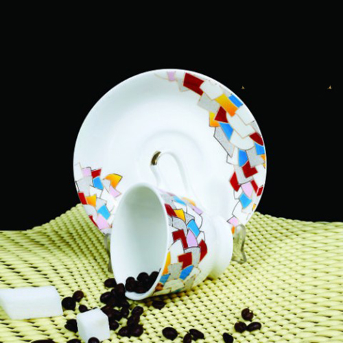 CERAMIC CUP SAUCER ( UNIQUE DESIGN)