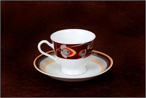 CERAMIC SIMPLE CUP SAUCER