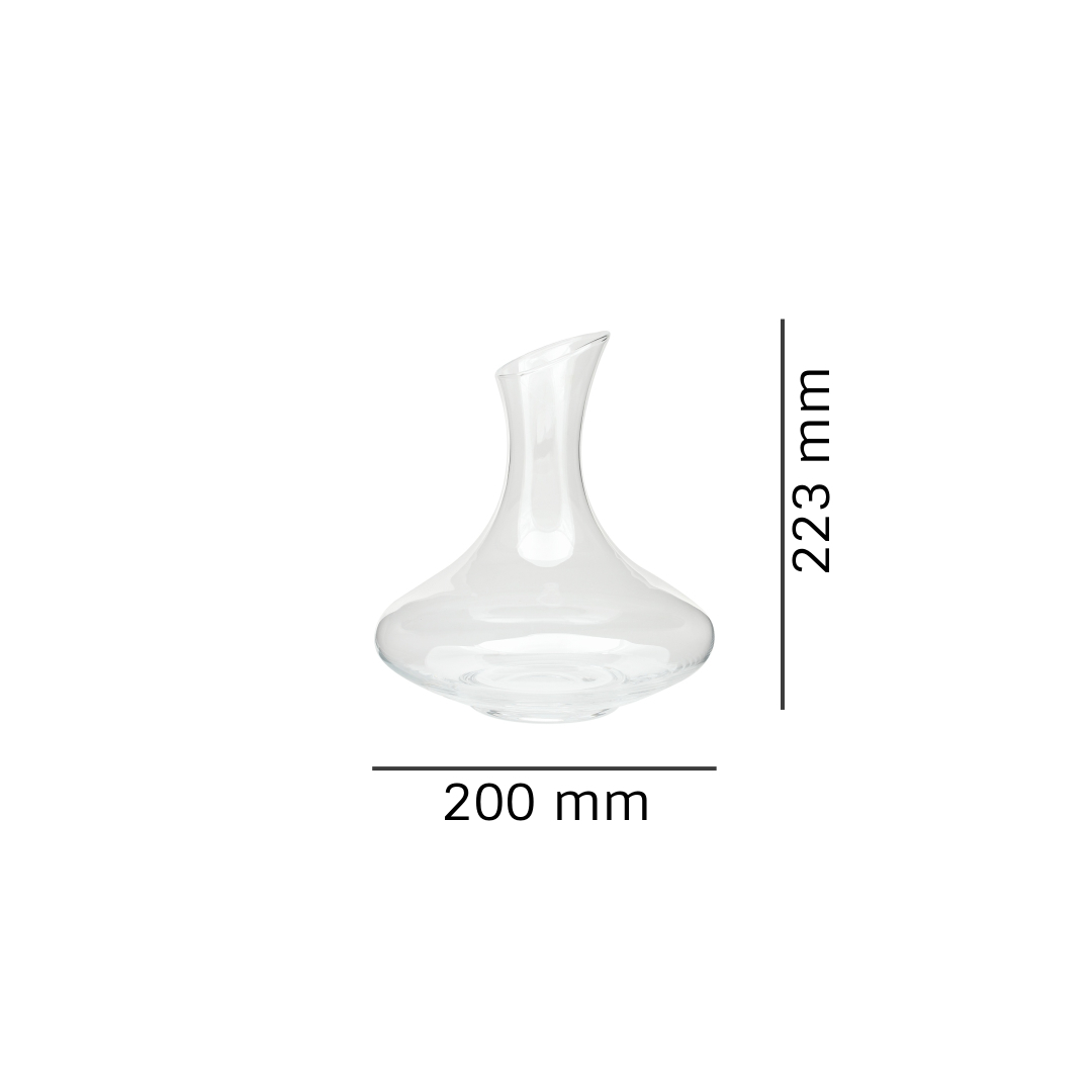 Bohemia Crystal Bar Wine Decanter Glass 1200ml  Crystal Clear