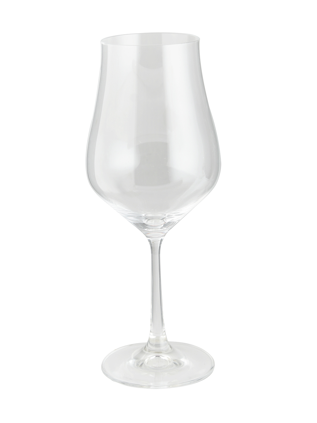 bohemia crystal Tulipa Red Wine Glass Set  350ml Set of 6 Transparent