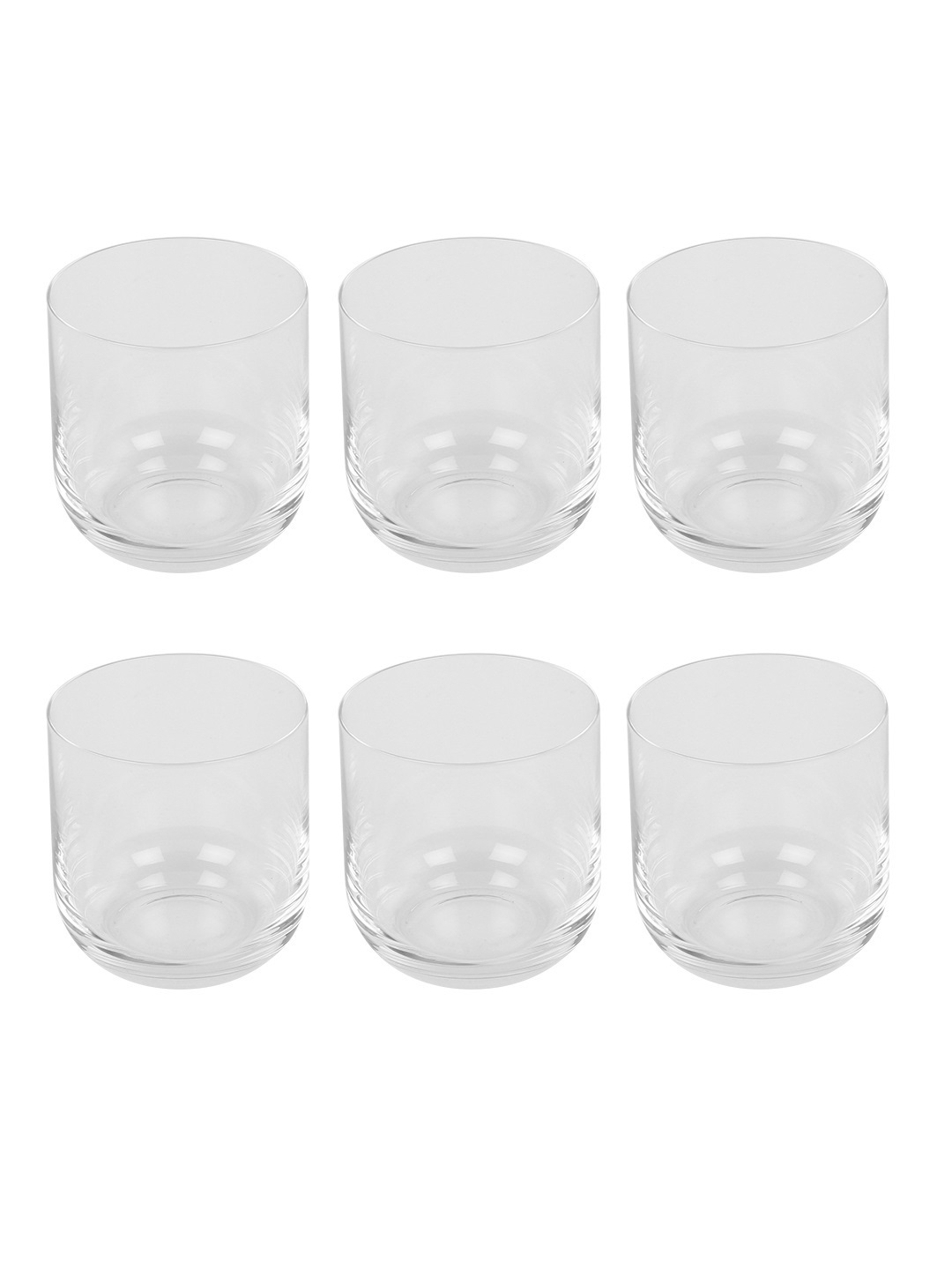 Bohemia Crystal Uma Whiskey Glass Set  330 ML  Set of 6