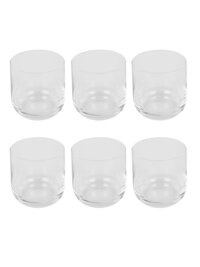 Bohemia Crystal Uma Whiskey Glass Set  330 ML  Set of 6