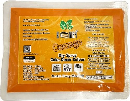 Kemry Dry Colours for Cake Decoration - Orange